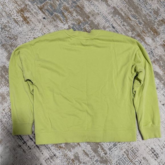 Vuori Sedona Weekender Crew Pullover Sweatshirt Lime S - Picture 3 of 3